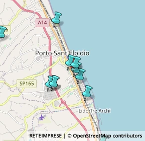 Mappa Via Michelangelo, 63018 Porto Sant'Elpidio FM, Italia (2.0725)