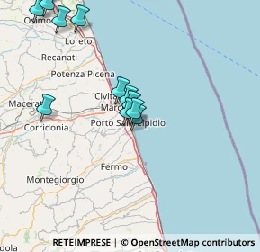 Mappa Via Michelangelo, 63018 Porto Sant'Elpidio FM, Italia (18.01462)