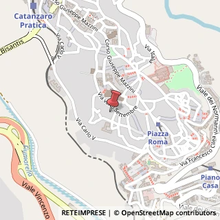 Mappa Discesa Pietraviva, 11, 88100 Catanzaro, Catanzaro (Calabria)