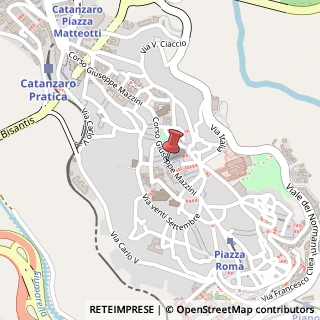 Mappa Corso mazzini giuseppe 208, 88100 Catanzaro, Catanzaro (Calabria)
