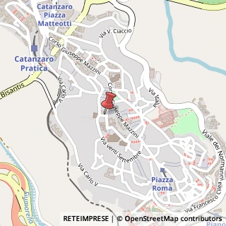 Mappa Via dell'Arcivescovado,  3, 88100 Catanzaro, Catanzaro (Calabria)