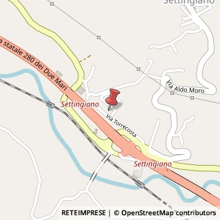 Mappa Via Torrecosta, 32, 88040 Settingiano, Catanzaro (Calabria)