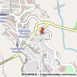 Mappa Via Francesco Acri, 122, 88100 Catanzaro, Catanzaro (Calabria)