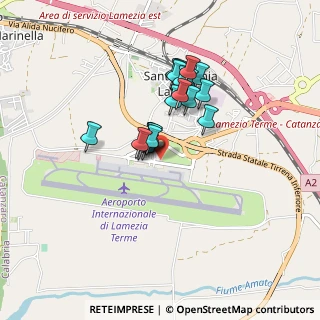 Mappa Aeroporto Internazionale di Lamezia Terme, 88046 Lamezia Terme CZ, Italia (0.7045)