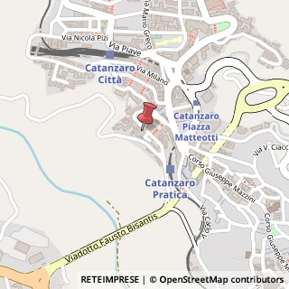 Mappa Via Alessandro Turco, 63, 88100 Catanzaro, Catanzaro (Calabria)