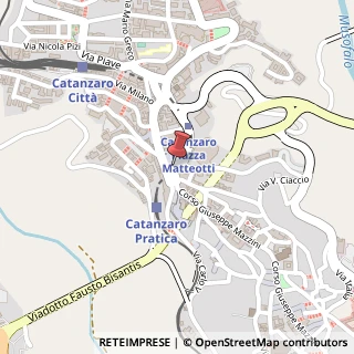 Mappa Piazza Giacomo Matteotti, 6, 88100 Catanzaro, Catanzaro (Calabria)