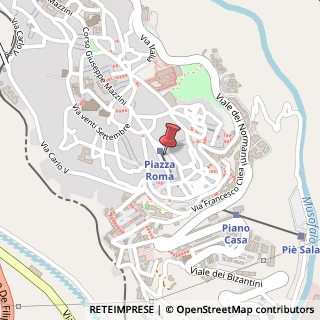 Mappa Piazza Guglielmo Marconi, 1, 88100 Catanzaro, Catanzaro (Calabria)