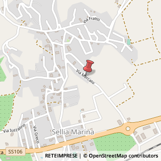 Mappa Via mercato, 88050 Sellia Marina, Catanzaro (Calabria)