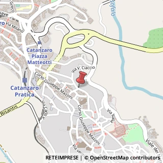 Mappa Via Giuseppe Raffaelli, 28, 88100 Catanzaro, Catanzaro (Calabria)