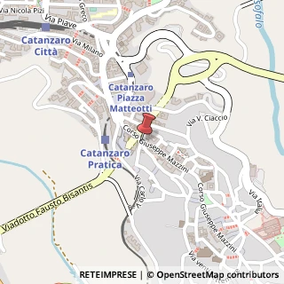 Mappa Piazza Giuseppe Garibaldi, 2, 88100 Catanzaro, Catanzaro (Calabria)