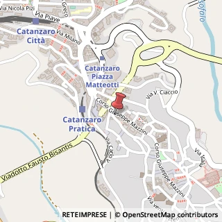 Mappa Piazza Giuseppe Garibaldi, 13, 88100 Catanzaro, Catanzaro (Calabria)
