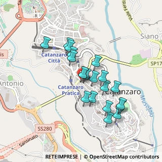 Mappa Piazza Giuseppe Garibaldi, 88100 Catanzaro CZ, Italia (0.418)