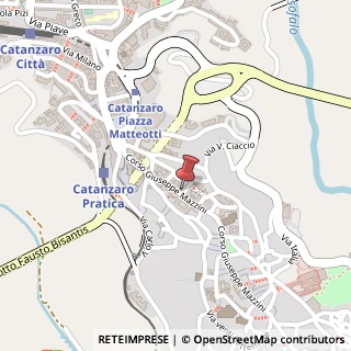 Mappa Corso Giuseppe Mazzini, 80, 88100 Catanzaro, Catanzaro (Calabria)