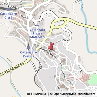 Mappa Corso Giuseppe Mazzini, 74, 88100 Catanzaro, Catanzaro (Calabria)