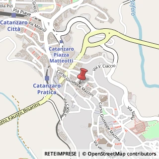 Mappa Corso Giuseppe Mazzini, 74, 88100 Catanzaro, Catanzaro (Calabria)