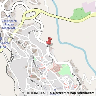 Mappa Via Domenico Milelli,  1, 88100 Catanzaro, Catanzaro (Calabria)