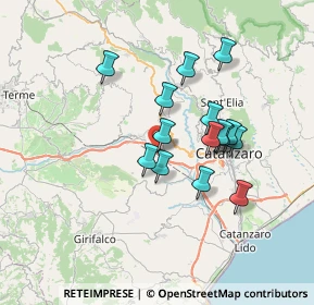 Mappa E848, 88040 Marcellinara CZ, Italia (6.428)