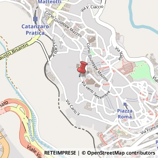 Mappa Via XX Settembre, 88100 Catanzaro CZ, Italia, 88100 Catanzaro, Catanzaro (Calabria)