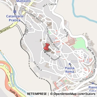 Mappa Via XX Settembre, 42, 88100 Catanzaro, Catanzaro (Calabria)