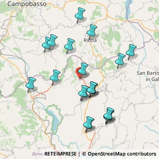 Mappa Via I Maggio, 82024 Castelpagano BN, Italia (8.6695)