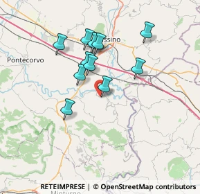 Mappa Via Quadratoni, 03048 Sant'Apollinare FR, Italia (6.4325)