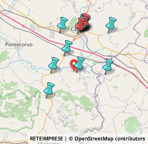 Mappa Via Quadratoni, 03048 Sant'Apollinare FR, Italia (7.87533)