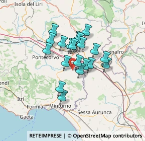 Mappa Via Quadratoni, 03048 Sant'Apollinare FR, Italia (10.325)