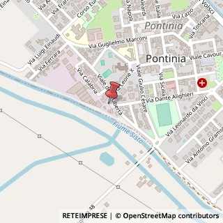 Mappa Piazza roma 11, 04016 Pontinia, Latina (Lazio)