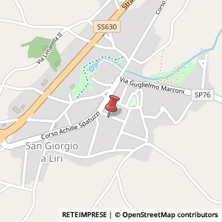 Mappa Via del Centenario, 03047 San Giorgio a Liri, Frosinone (Lazio)