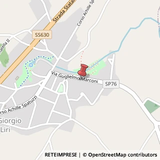 Mappa Via Guglielmo Marconi, 44, 03047 San Giorgio a Liri, Frosinone (Lazio)