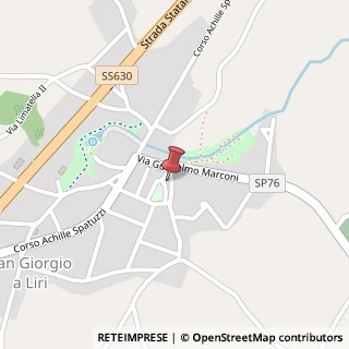 Mappa Piazza degli Eroi, 13, 03047 San Giorgio a Liri, Frosinone (Lazio)