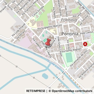 Mappa Via della liberta' 42, 04014 Pontinia, Latina (Lazio)