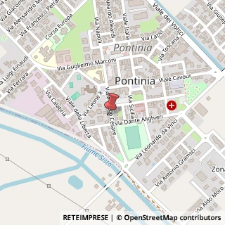 Mappa Viale Giulio Cesare, 50, 04014 Pontinia, Latina (Lazio)