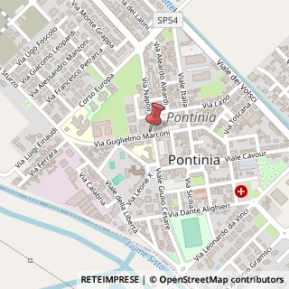 Mappa Via Napoli, 1, 04014 Pontinia, Latina (Lazio)