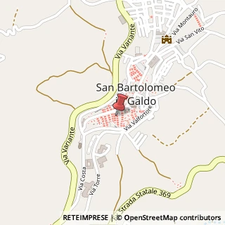 Mappa Via Supportico Palumbo, 18, 82028 San Bartolomeo in Galdo, Benevento (Campania)