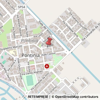 Mappa Via Giuseppe Mazzini, 10, 04014 Pontinia, Latina (Lazio)
