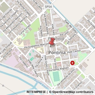 Mappa Via Filippo Corridoni, 35, 04014 Pontinia, Latina (Lazio)