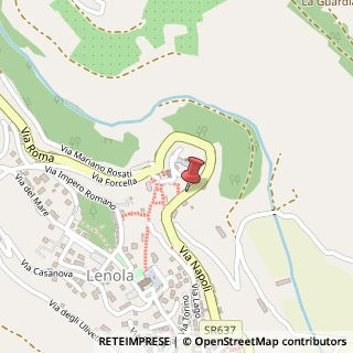 Mappa Via Guglielmo Marconi, 23, 04025 Lenola, Latina (Lazio)