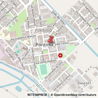 Mappa Via Camillo Benso Conte di Cavour, 4, 04014 Pontinia, Latina (Lazio)