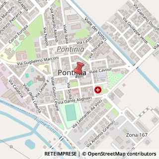 Mappa Piazza Indipendenza,  20, 04014 Pontinia, Latina (Lazio)