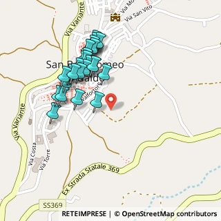 Mappa Via Orto della Terra, 82028 San Bartolomeo in Galdo BN, Italia (0.25)
