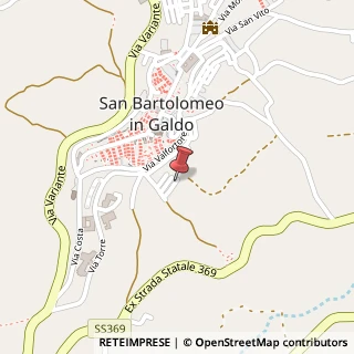 Mappa Via Nilo, 16, 82028 San Bartolomeo in Galdo, Benevento (Campania)