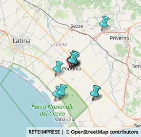 Mappa Piazza Papa Pio VI, 04014 Pontinia LT, Italia (4.32667)