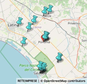 Mappa Piazza Papa Pio VI, 04014 Pontinia LT, Italia (8.51)