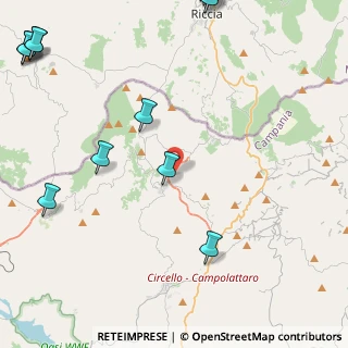Mappa Contrada Montagna, 82024 Castelpagano BN, Italia (7.25)
