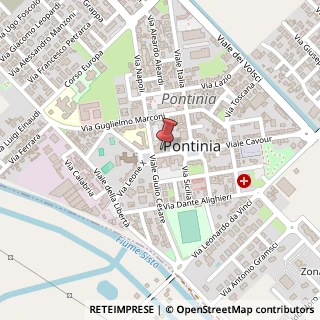 Mappa Via Battisti Cesare, 19, 04014 Pontinia, Latina (Lazio)