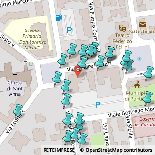 Mappa Via Cesare Battisti, 04014 Pontinia LT, Italia (0.06154)