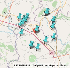 Mappa Via Ariella, 81049 Mignano Monte Lungo CE, Italia (7.44)