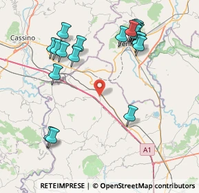 Mappa Via Ariella, 81049 Mignano Monte Lungo CE, Italia (9.6275)