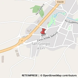 Mappa Via Rio di Coccia, 162, 03047 San Giorgio a Liri, Frosinone (Lazio)